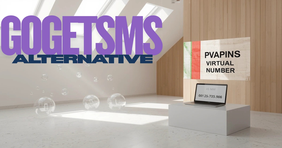 GoGetsms alternative – Cheap Virtual Numbers at PVAPins